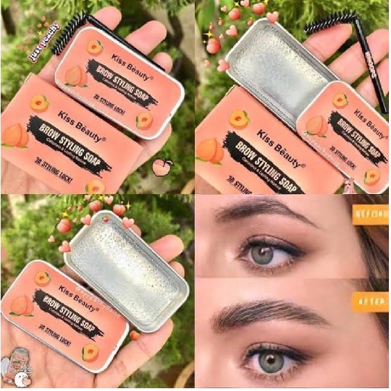 TOKOKUDC KISS BEAUTY BROW STYLING SOAP 10GR BROW WAX EYEBROW WAX ALIS