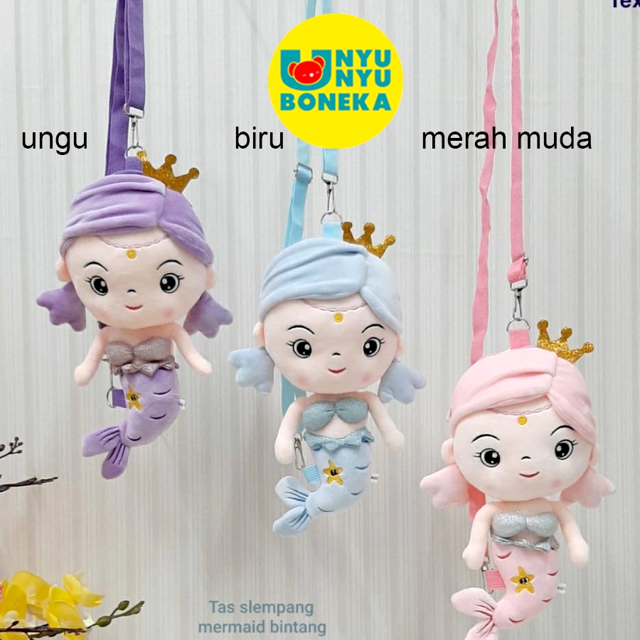 Tas Slempang Mermaid Bintang princess tas dompet metoo ratu pretty girl