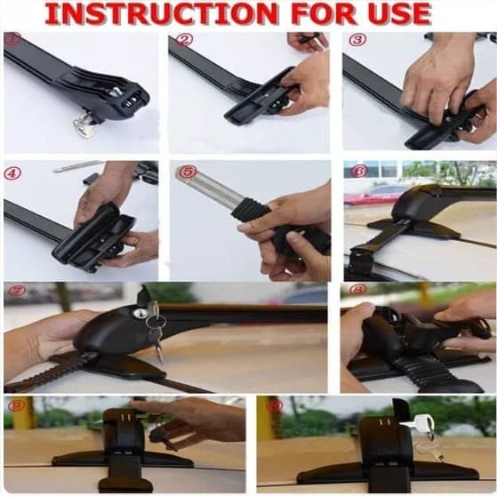 SPORT RACK CROSS BAR KAKI JEPIT BODY BODI HONDA MOBILIO PLATINUM