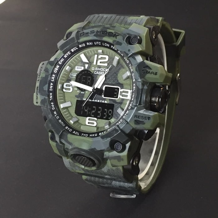 Jam Tangan Pria / Cowok Casio G-Shock GS905 Loreng Rubber Dark Green