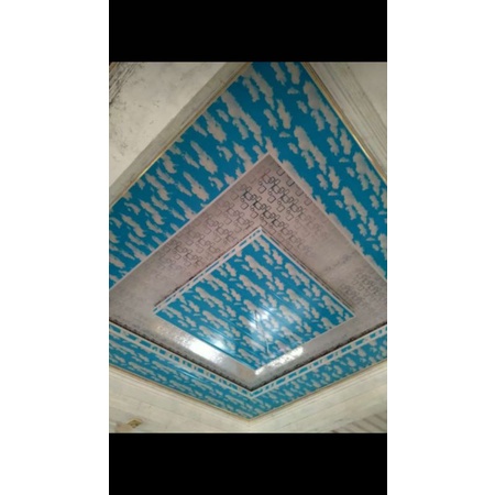 plafon PVC motif awan