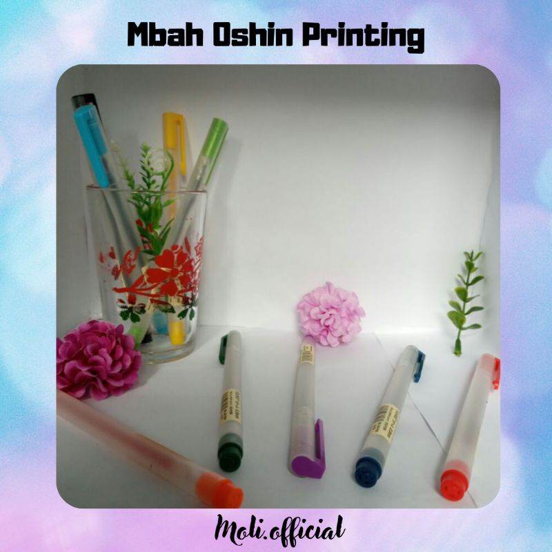 Pulpen warna/pulpen gel warna/pulpen lancip Youmei