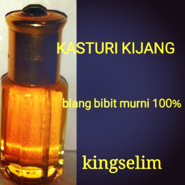 Minyak kasturi kijang biang asli murni non alcohol#7ml rollon