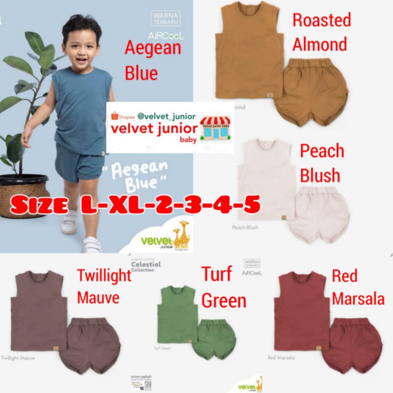 VELVET JUNIOR Celestial Collection SETELAN KUTUNG SPORT - CELANA PENDEK.