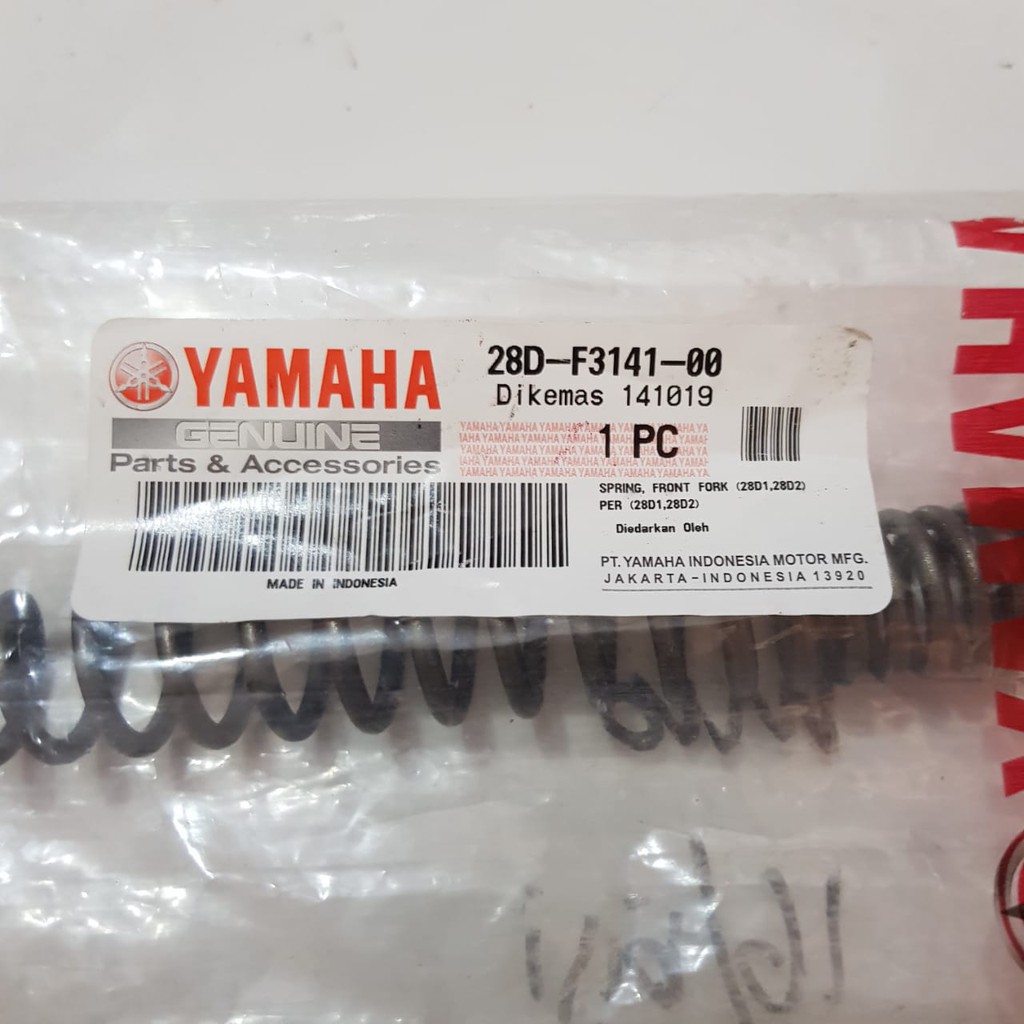 Pir Shock Depan Spring FR Fork Yamaha Mio Soul Sporty 28D F3141 00 HARGA 1biji