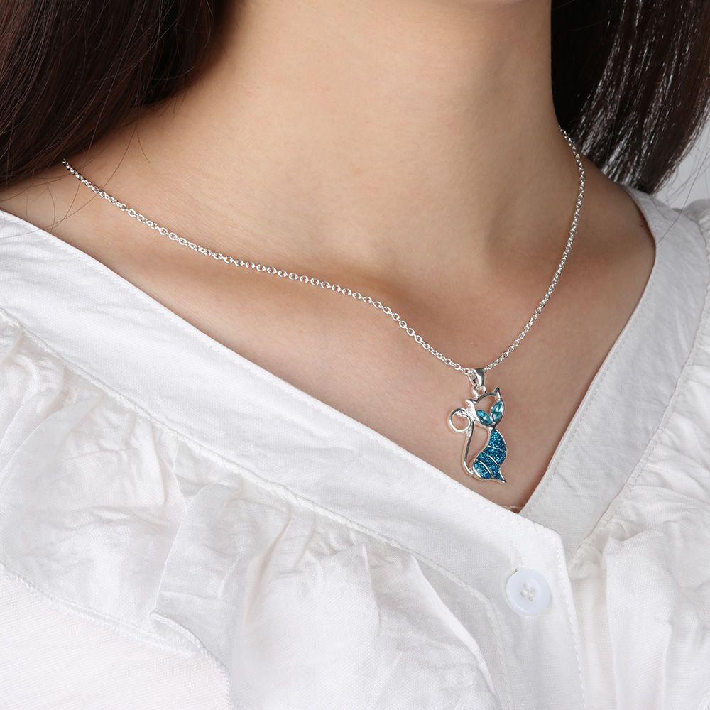 Kalung SOLIGHTER Opal Rantai Fashion Wanita Trendy