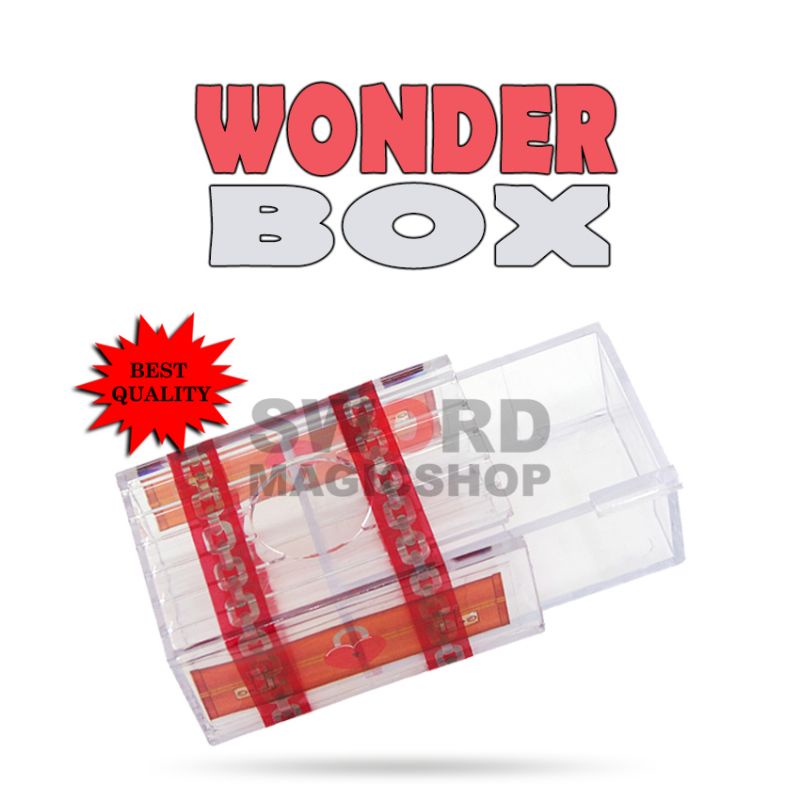 Alat Sulap Wonder Box - Sulap Uang - Kotak Uang - Kotak Ajaib