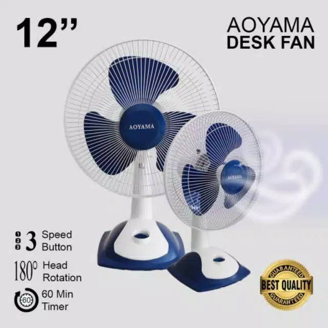 Aoyama kipas angin meja 12&quot; inch / desk fan / kipas angin meja