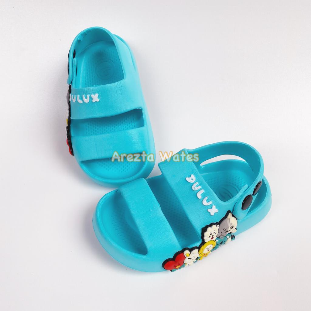 Sandal karet selop anak balita dulux 391E slip on tali belakanh