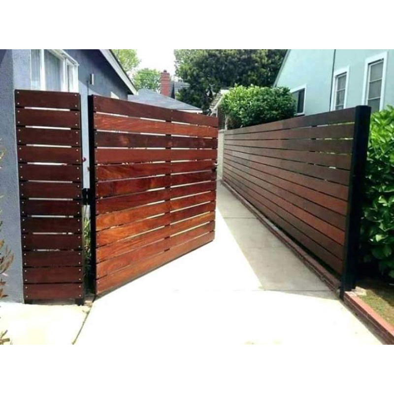 Pintu pagar gerbang GRC rumah minimalis Jogja murah harga per meter persegi