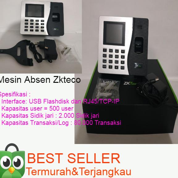 Star ZkTeco Mesin Absensi Sidik Jari Finger mirip Solution X105 UTP Termurah