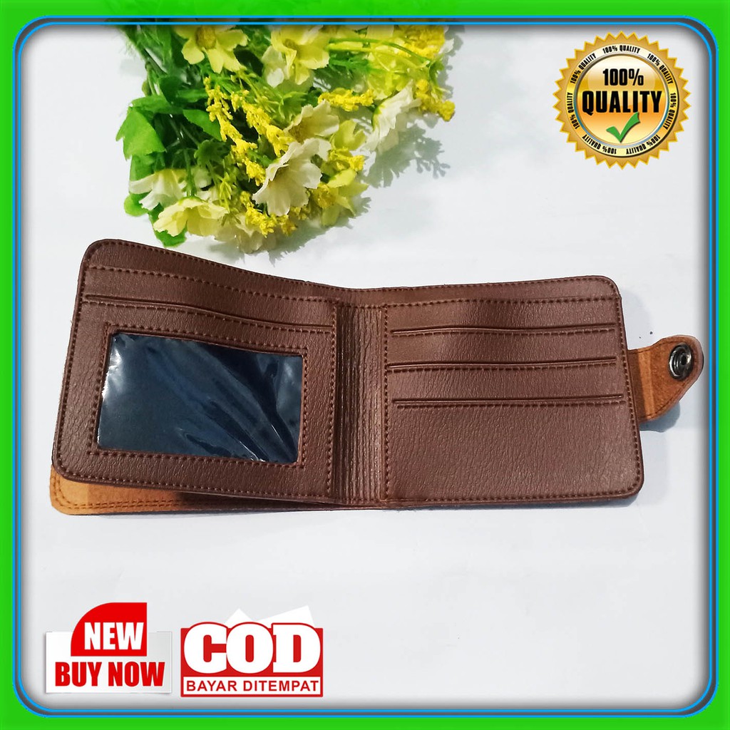 Dompet Pria Lipat Branded AMT Kancing terbaru COD