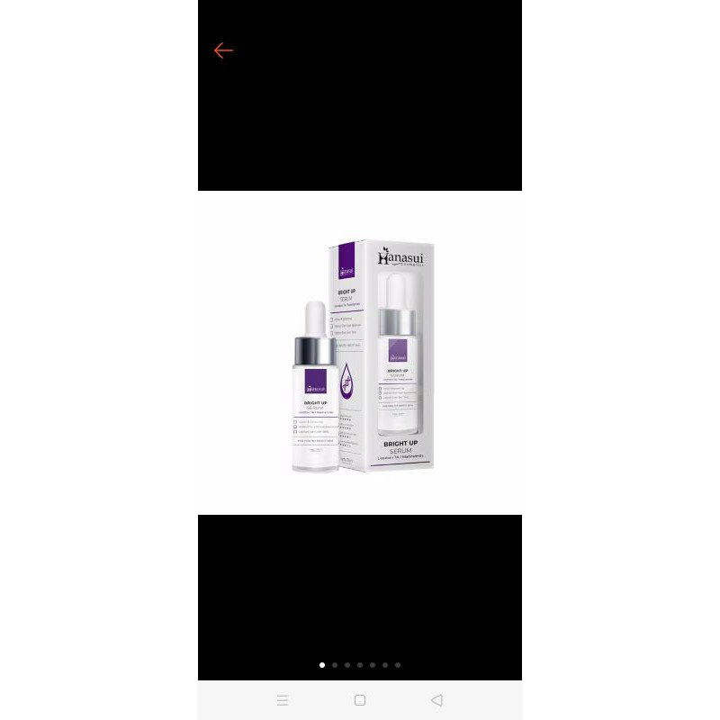 hanasui bright up serum