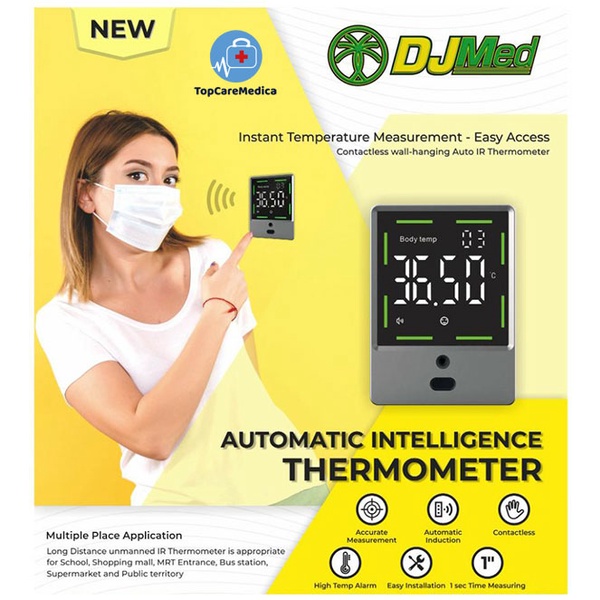 Thermometer Digital Otomatis DJMed - Automatic Digital Thermometer (Gratis Tripod)