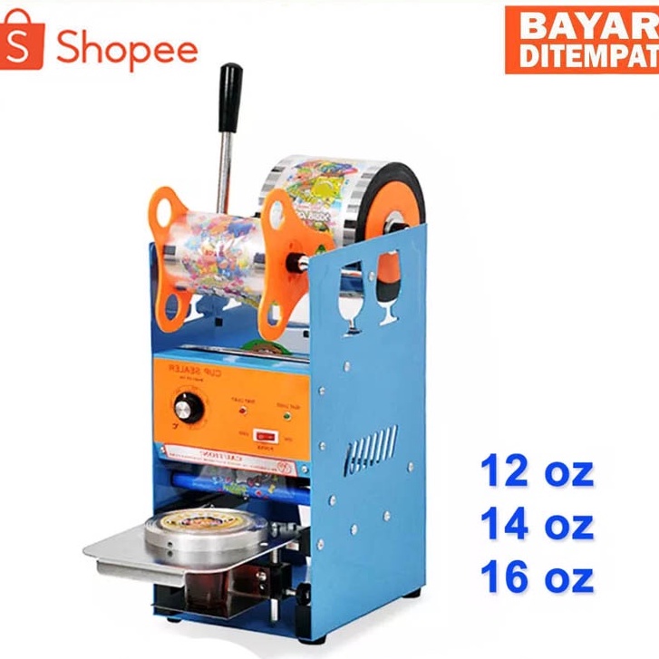 Vipoo V-D8 Sealing Machine Mesin Cup Sealer Press Cup Gelas Plastik Minuman