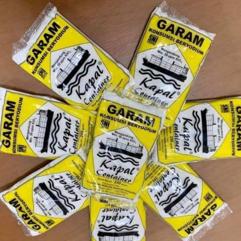 Garam beryodium 1 bal garam cap kapal 1 bal isi 20pcs