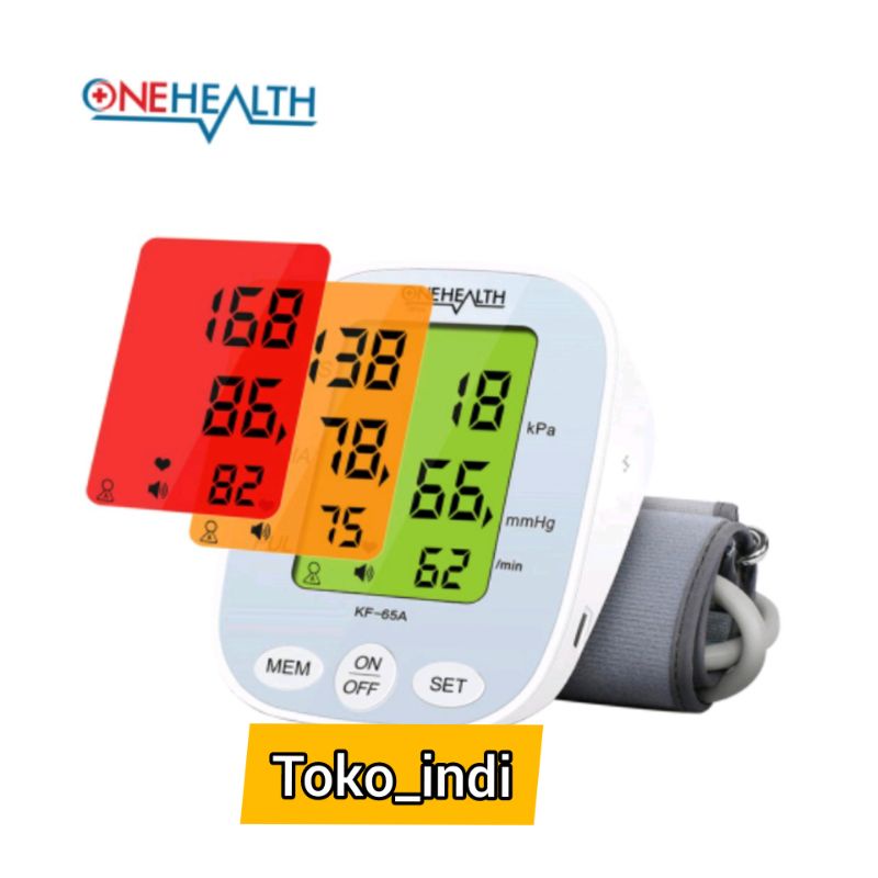 Tensimeter Digital Onehealth Type KF - 65A Layar Warna