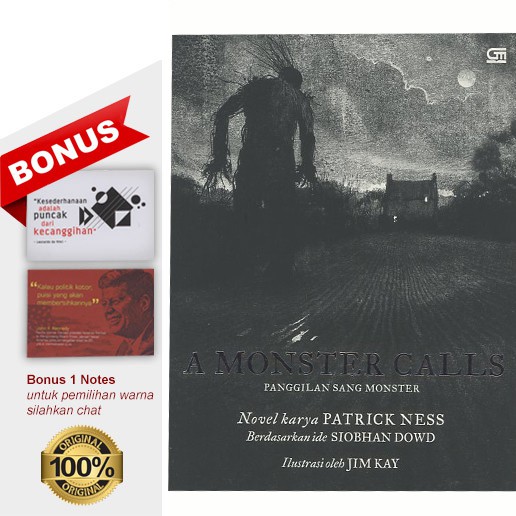 NOVEL A MONSTER CALLS PATRICK NESS