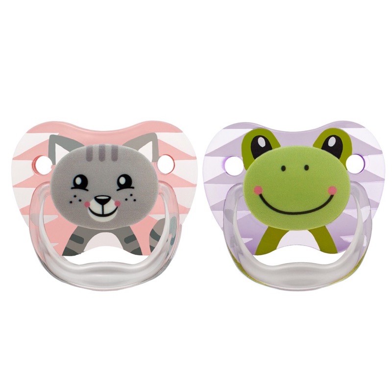 Dr Brown’s Prevent Printed Pacifier Stage 1 (0-6M) Girl Animal - Empeng Bayi Tahap 1 isi 2pcs