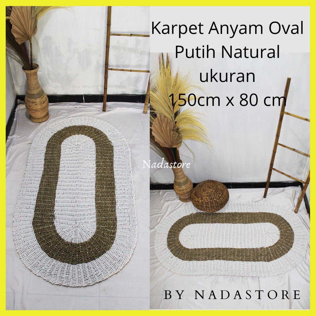 RUG KARPET SEAGRASS OVAL NEW ARRIVAL