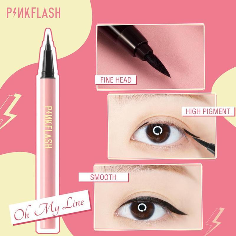 (READY &amp; ORI) Pinkflash Lock All Day Eyeliner pink flash E01 E 01