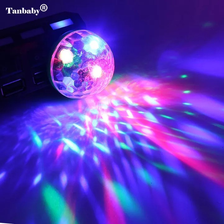 Lampu Disco Mini Sensor Suara - Mini USB Disco Light Portable Home Party Light