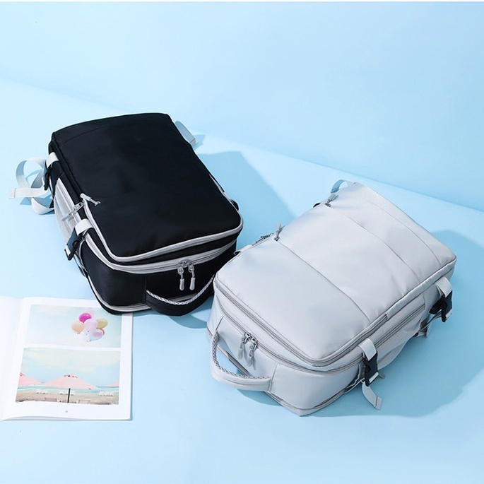 Tas Wanita Ransel Sekolah High School Women Backpack Traveling Import