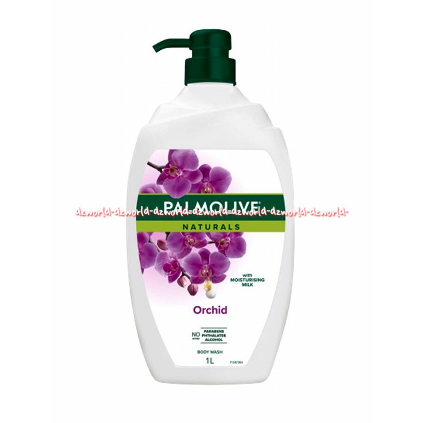 Palmolive Naturals Cherry Blossom Milk Honey Orchid 1L Shower Milk Sabun Mandi