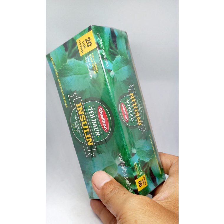 

TEH DAUN INSULIN - Gholiban / Teh Celup Daun Insulin Gholiban isi 20 - Obat Diabetes - Teh Daun Insulin - Teh Herbal - Daun Insulin