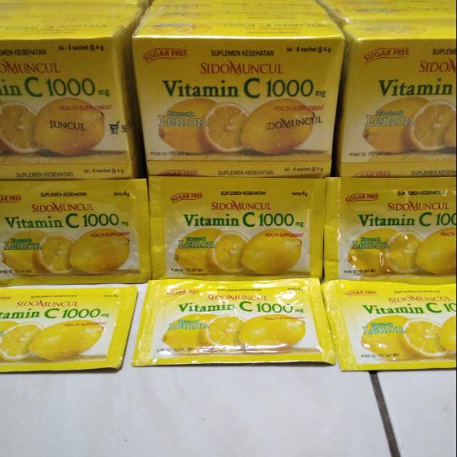 Vitamin c 1000mg isi 6 / vitacimin / redoxon / CDR