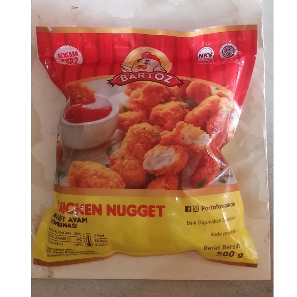 

BARTOZ CHICKEN NUGGET AYAM KOMBINASI 500g