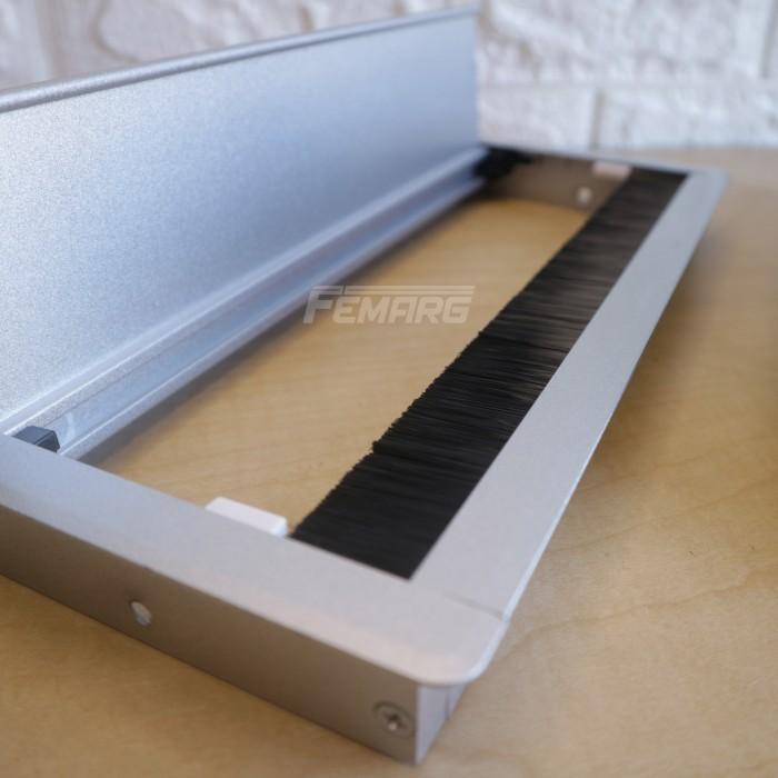 

Gromet Aluminium Soft Closing Femarg | Lubang Kabel Kotak Alu Slow 015