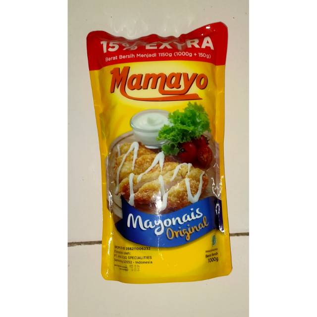 

MAMAYO MAYONAISE ORIGINAL POUCH 1 KG