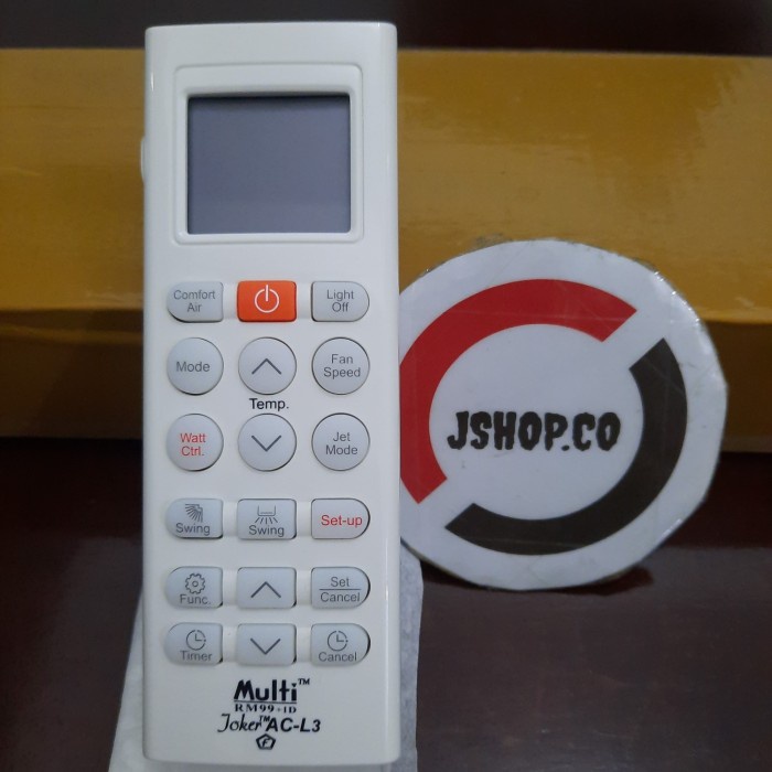 Remote/Remot Ac Lg Inverter Energy Control Watt Control Kw/Universal #98