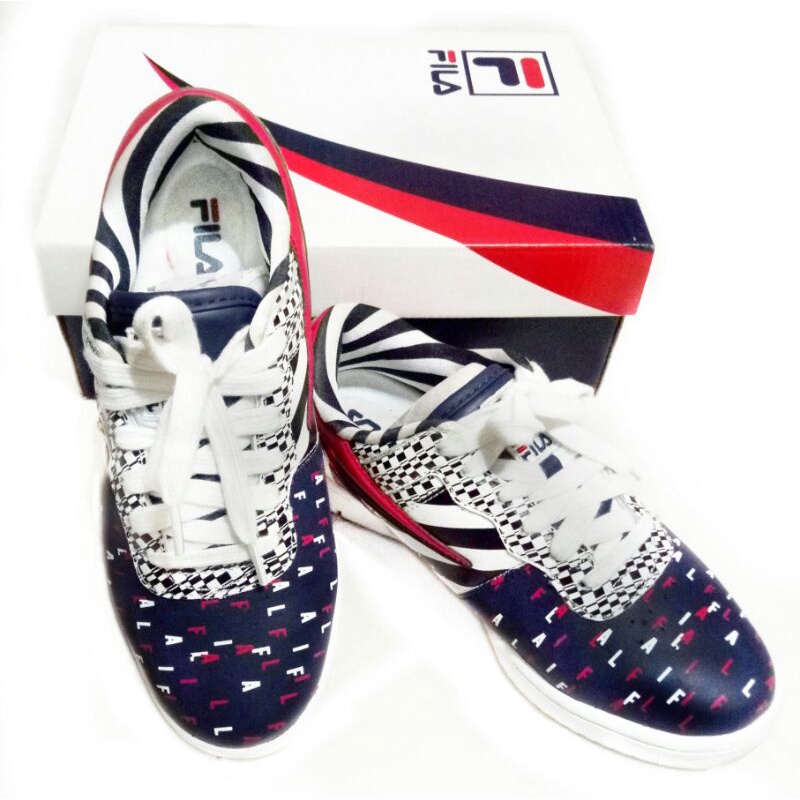 FILA Shoes Preloved -  Women's Original Fitness Patchwork Size 37 Sepatu Wanita Nego