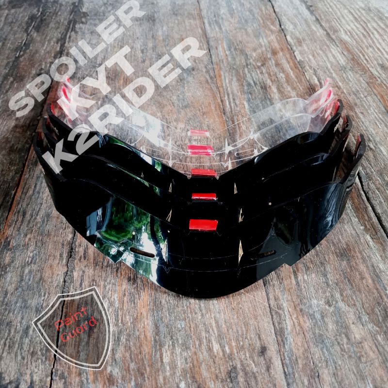 SPOILER KYT K2RIDER - WINGLET K2R - AKRILYC - ACCESORIS HELM K2R - PARFUM - MAGUNO - MICROFIBER