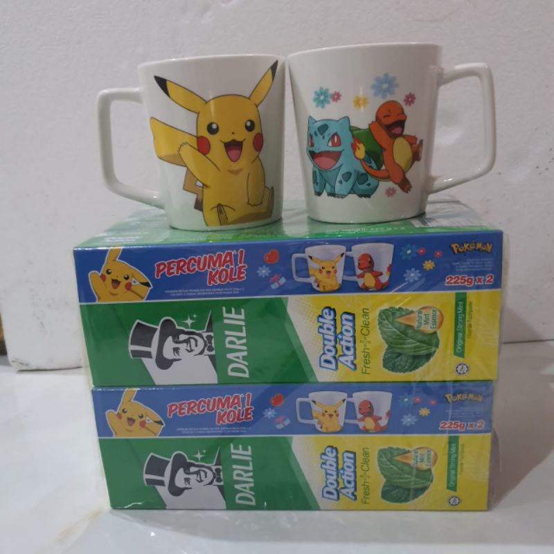 ODOL/PASTA GIGI DARLIE 225 GR X 2 PCS MALAYSIA (FREE/BONUS 1 PCS GELAS)