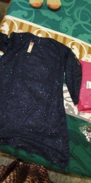 (ada Baju Anak) Couple Batik Setelan Brukat Batik Gurita Safitri