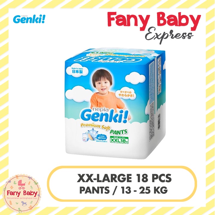 GENKI PREMIUM PANTS - POPOK CELANA [M - L - XL - XXL]