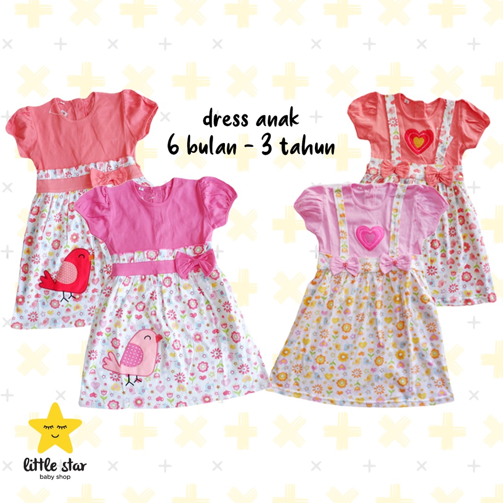 Dress Anak Cewek | Set Baju Bayi Perempuan Girl