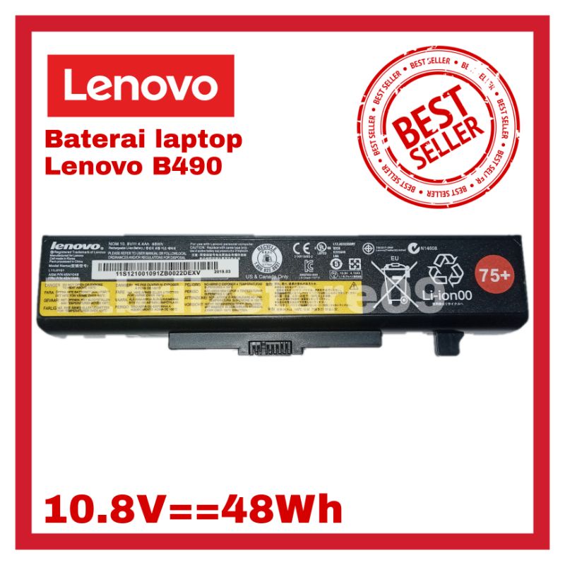 Baterai Laptop Lenovo B480 B490 G480 Series 75+ batre lenovo ThinkPad E430 E435
