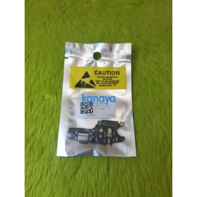 PCB charger xiaomi redmi Note 9 Konektor charger redmi note 9