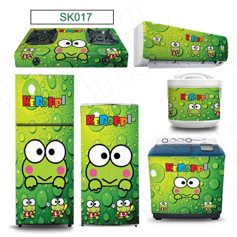 

Stiker Kulkas 2 Pintu Motif Kerropi