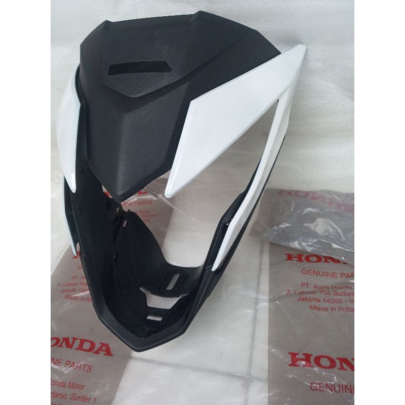 cover bodi body batok haedlamp lampu depan honda sonic 150 new led putih