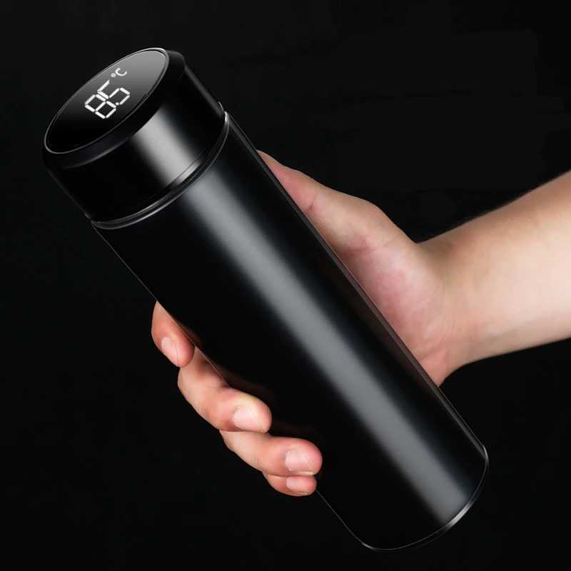 One Two Cups Botol Minum Thermos Suhu LCD Smart Mug 500ml Stainless Steel Sehingga Mampu Menjaga Suhu Air Panas Dan Dingin