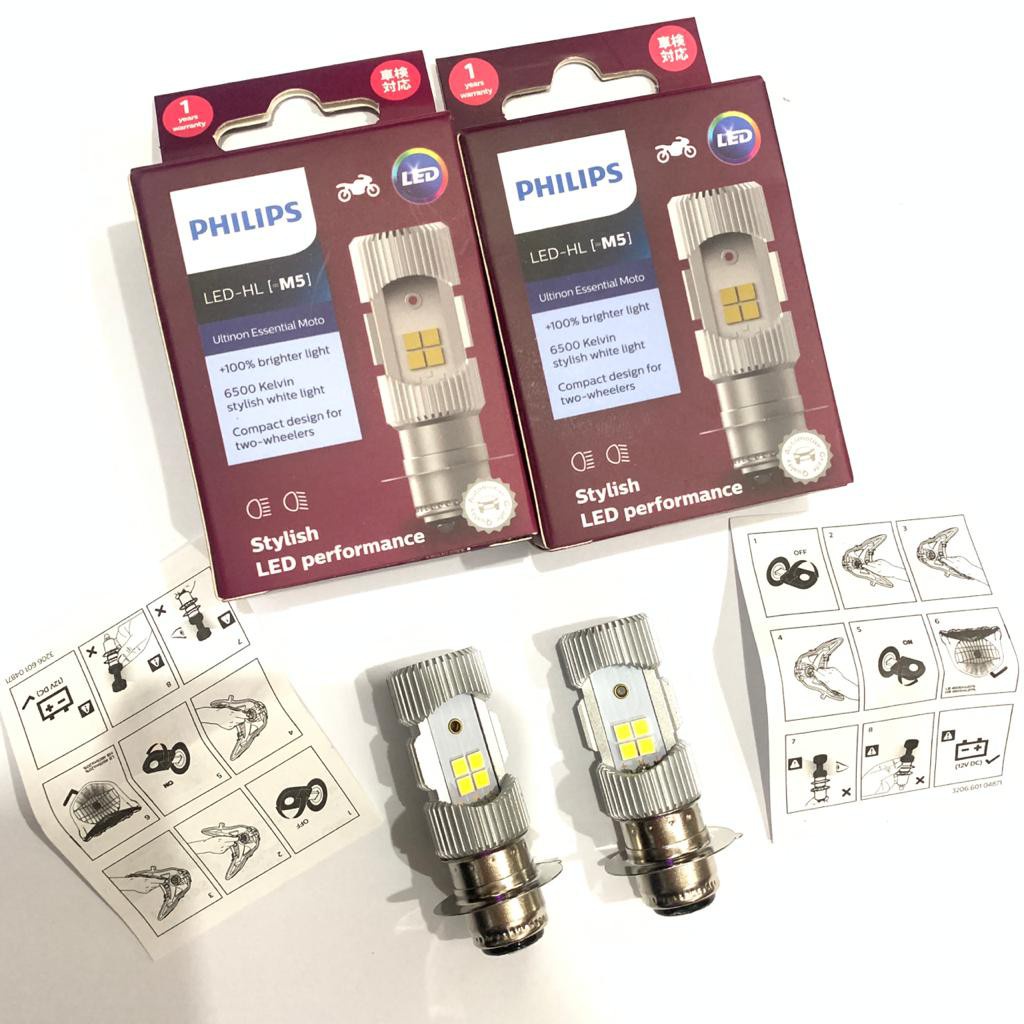 Lampu Depan LED PNP Vario 125 Lama By PHILIPS Original - Putih