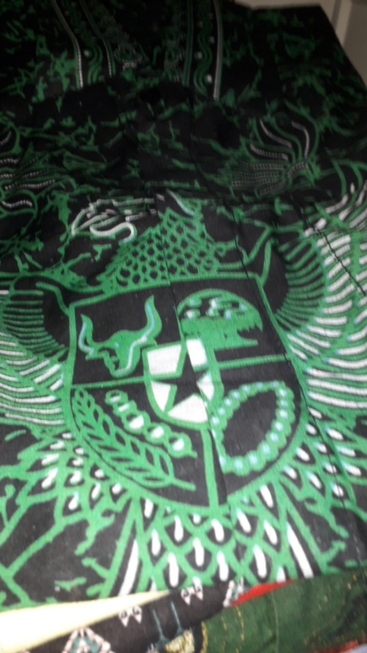Terlaris Kemeja Batik Garuda Pancasila Kerah Busa Kaku Eksklusif Reguler Premium Best Quality