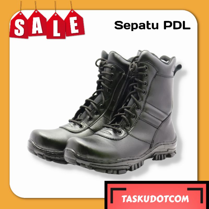 [BERKUALITAS]SEPATU PDL PDH TNI POLRI JATAH POLISI SECURITY SATPAM BANSER doff mengkilap mengkilat