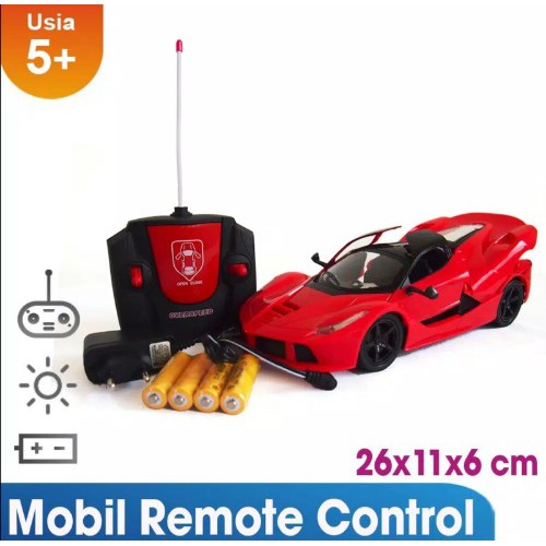 Mainan Mobil Remote Control Sport Car bisa buka tutup pintu  789-508