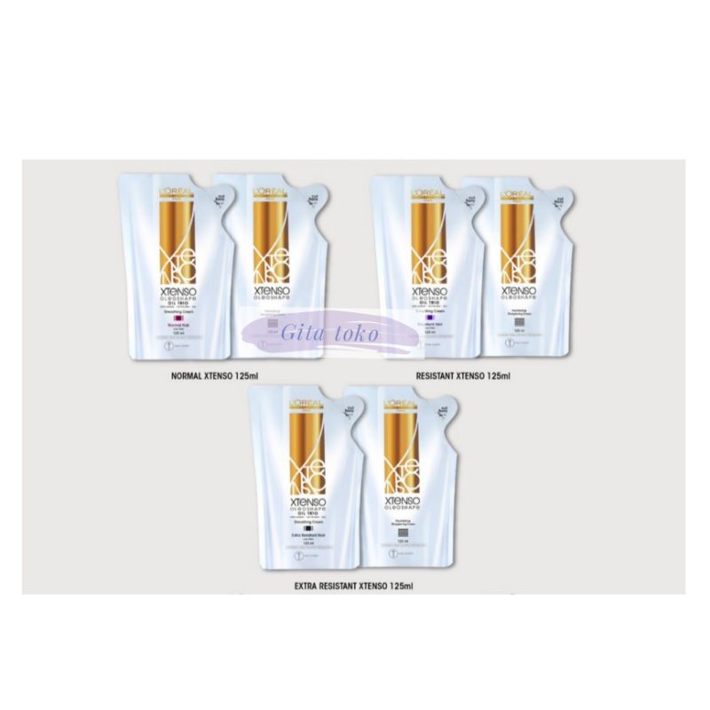 Loreal Xtenso Smoothing Pelurus Rambut 125ml